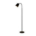 Lampa Podłogowa Skandynawska z Elastyczną Szyją i Okrągłą Podstawą
