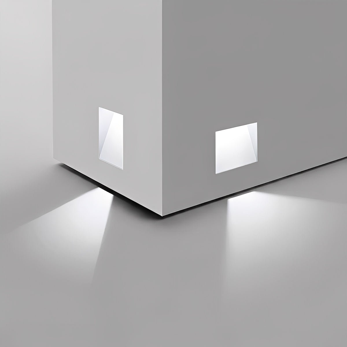Lampa Schodowa Wpuszczana Minimalistyczna z Czujnikiem Ruchu do Schodów i Korytarza