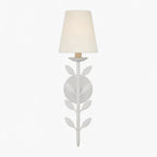 Lampa Ścienna Boho z Motywem Liści i Abażurem