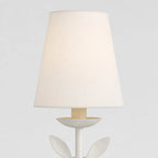 Lampa Ścienna Boho z Motywem Liści i Abażurem
