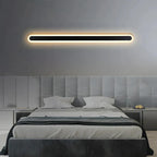 Lampa Ścienna Minimalistyczna Liniowa ze Zintegrowanym Źródłem Światła