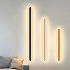 Lampa Ścienna Minimalistyczna Liniowa ze Zintegrowanym Źródłem Światła