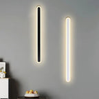 Lampa Ścienna Minimalistyczna Liniowa ze Zintegrowanym Źródłem Światła