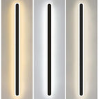 Lampa Ścienna Minimalistyczna Liniowa ze Zintegrowanym Źródłem Światła