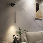 Lampa Ścienna Minimalistyczna z Cylindrycznym Kloszem na Kablu ##POS:20##