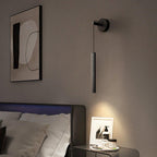 Lampa Ścienna Minimalistyczna z Cylindrycznym Kloszem na Kablu ##POS:21##