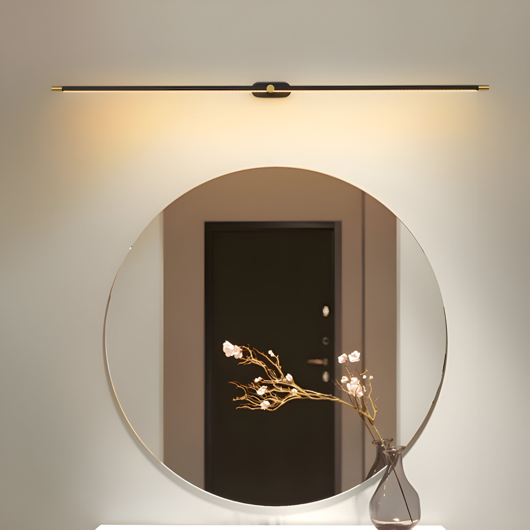 Lampa Ścienna Minimalistyczna z Obrotowym Ramieniem do Lustra i Obrazów