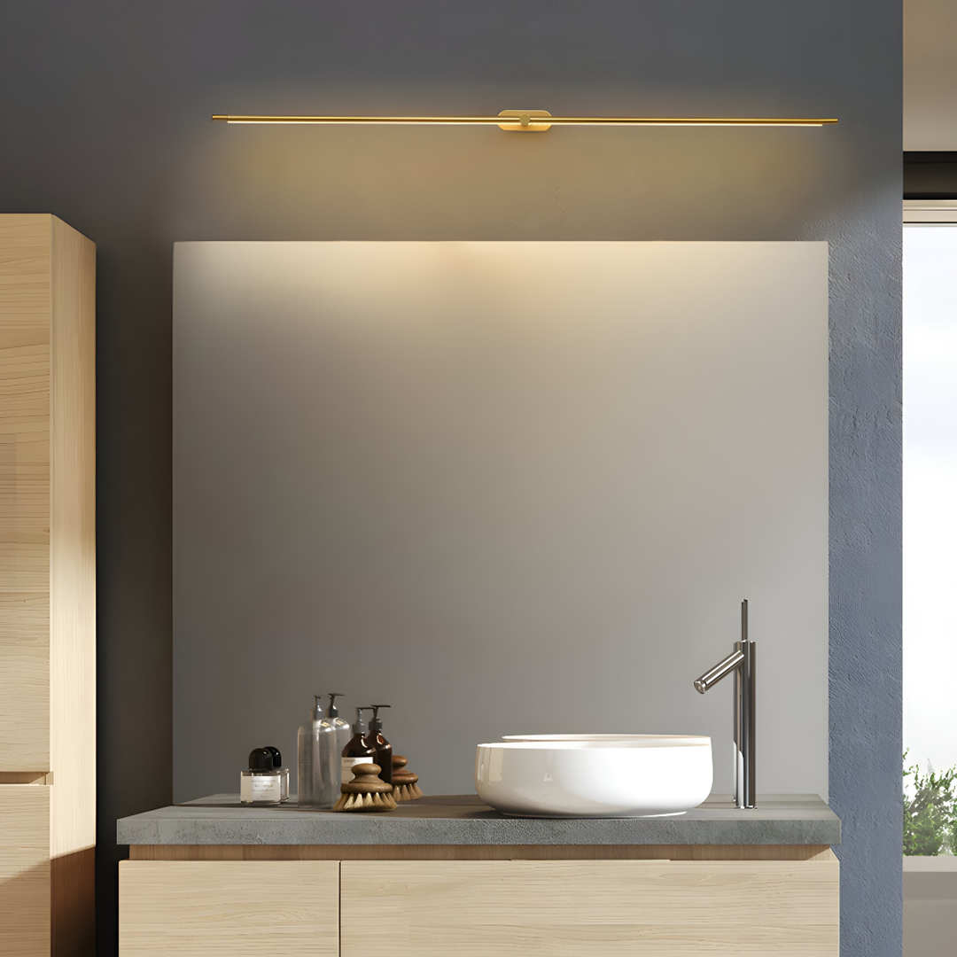 Lampa Ścienna Minimalistyczna z Obrotowym Ramieniem do Lustra i Obrazów