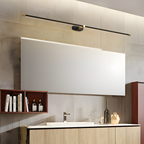 Lampa Ścienna Minimalistyczna z Obrotowym Ramieniem do Lustra i Obrazów