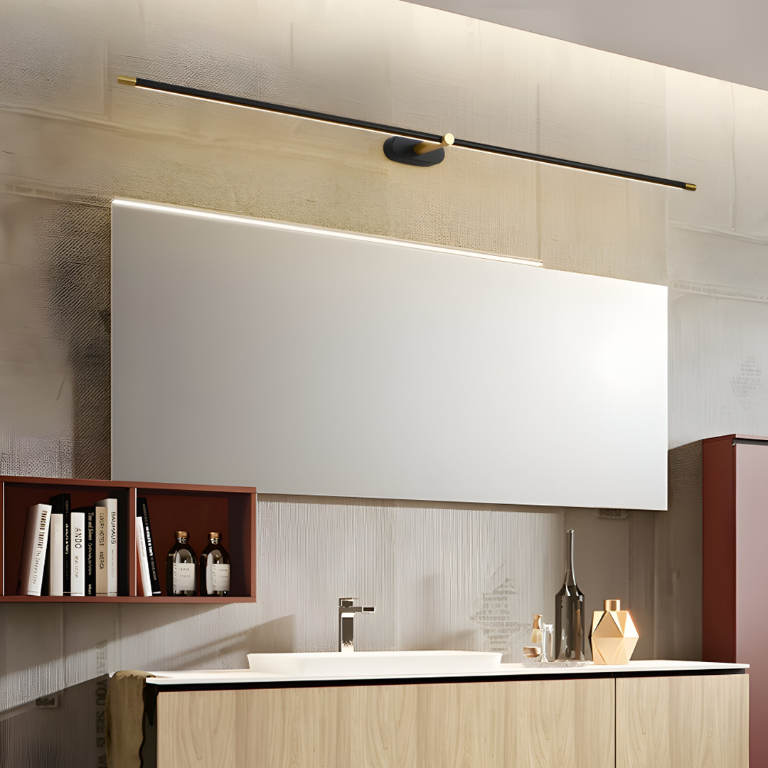 Lampa Ścienna Minimalistyczna z Obrotowym Ramieniem do Lustra i Obrazów