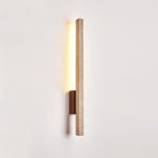 Lampa Ścienna Minimalistyczna z Trawertynu z Wbudowanym Oświetleniem