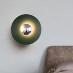 Lampa Ścienna Nowoczesna Minimalistyczna z Okrągłą Tarczą i Wbudowanym LED