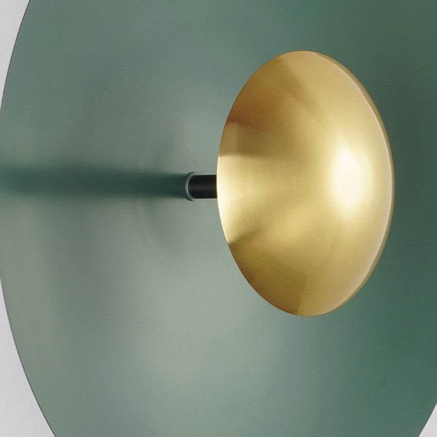 Lampa Ścienna Nowoczesna Minimalistyczna z Okrągłą Tarczą i Wbudowanym LED