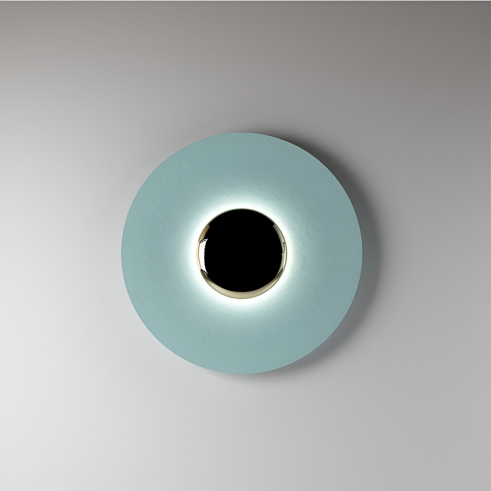 Lampa Ścienna Nowoczesna Minimalistyczna z Okrągłą Tarczą i Wbudowanym LED