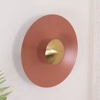 Lampa Ścienna Nowoczesna Minimalistyczna z Okrągłym Kloszem i Zintegrowanym LED