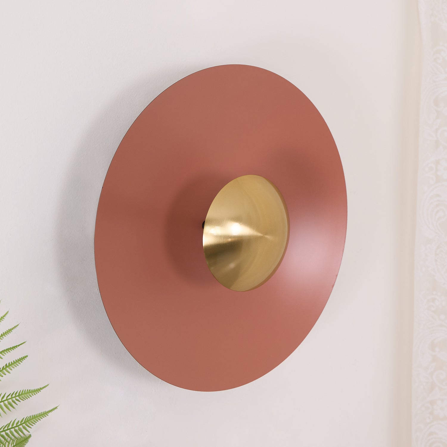 Lampa Ścienna Nowoczesna Minimalistyczna z Okrągłym Kloszem i Zintegrowanym LED