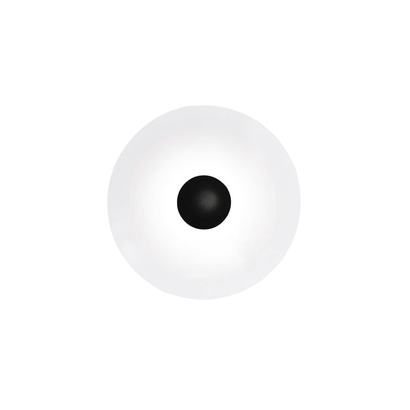 Lampa Ścienna Nowoczesna Minimalistyczna z Okrągłym Kloszem i Zintegrowanym LED