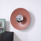 Lampa Ścienna Nowoczesna Minimalistyczna z Okrągłym Kloszem i Zintegrowanym LED