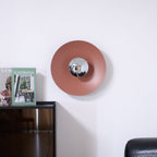 Lampa Ścienna Nowoczesna Minimalistyczna z Okrągłym Kloszem i Zintegrowanym LED