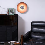 Lampa Ścienna Nowoczesna Minimalistyczna z Okrągłym Kloszem i Zintegrowanym LED