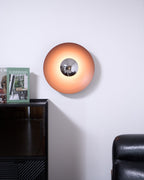 Lampa Ścienna Nowoczesna Minimalistyczna z Okrągłym Kloszem i Zintegrowanym LED