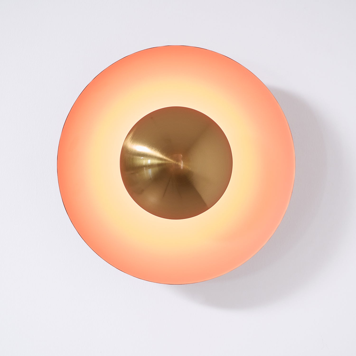 Lampa Ścienna Nowoczesna Minimalistyczna z Okrągłym Kloszem i Zintegrowanym LED