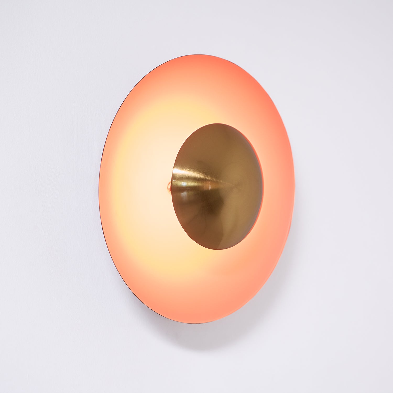 Lampa Ścienna Nowoczesna Minimalistyczna z Okrągłym Kloszem i Zintegrowanym LED