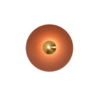 Lampa Ścienna Nowoczesna Minimalistyczna z Okrągłym Kloszem i Zintegrowanym LED