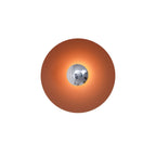 Lampa Ścienna Nowoczesna Minimalistyczna z Okrągłym Kloszem i Zintegrowanym LED