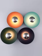Lampa Ścienna Nowoczesna Minimalistyczna z Okrągłym Kloszem i Zintegrowanym LED