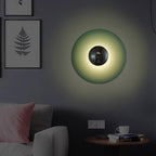 Lampa Ścienna Nowoczesna Minimalistyczna z Okrągłym Kloszem i Zintegrowanym LED
