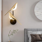 Lampa Ścienna Nowoczesna z Motywem Ptaka