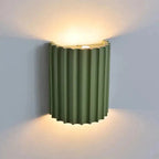 Lampa Ścienna Skandynawska z Pofalowanym Kloszem i Dwukierunkowym Światłem