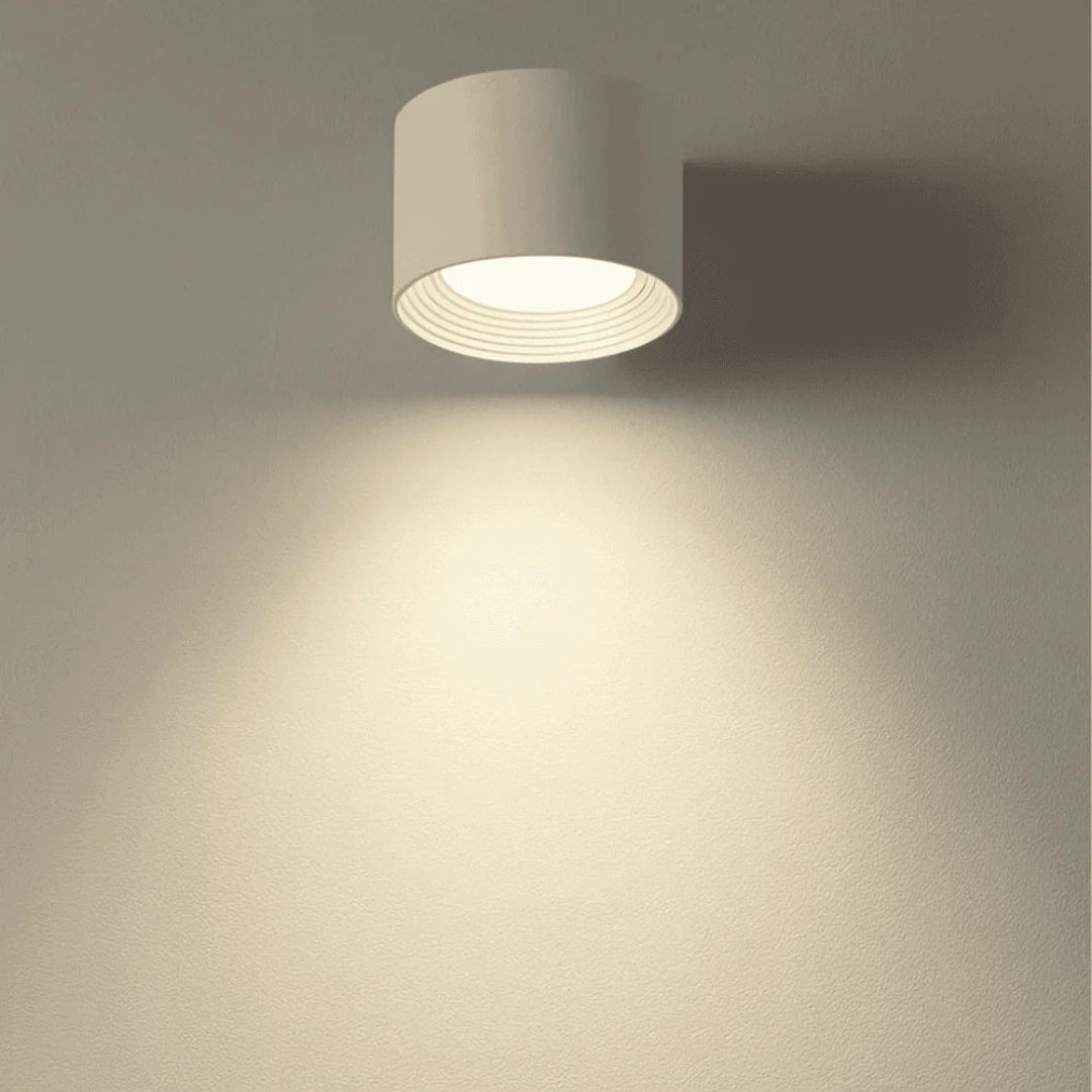 Lampa Ścienna Skandynawska z Regulowaną Głowicą i Akumulatorem