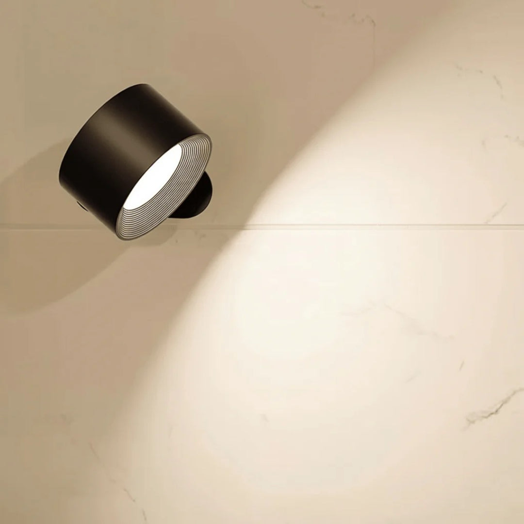 Lampa Ścienna Skandynawska z Regulowaną Głowicą i Akumulatorem