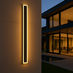 Lampa Ścienna Zewnętrzna Minimalistyczna z Czujnikiem Ruchu
