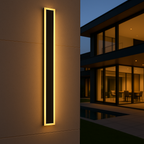 Lampa Ścienna Zewnętrzna Minimalistyczna z Czujnikiem Ruchu