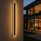 Lampa Ścienna Zewnętrzna Minimalistyczna z Czujnikiem Ruchu