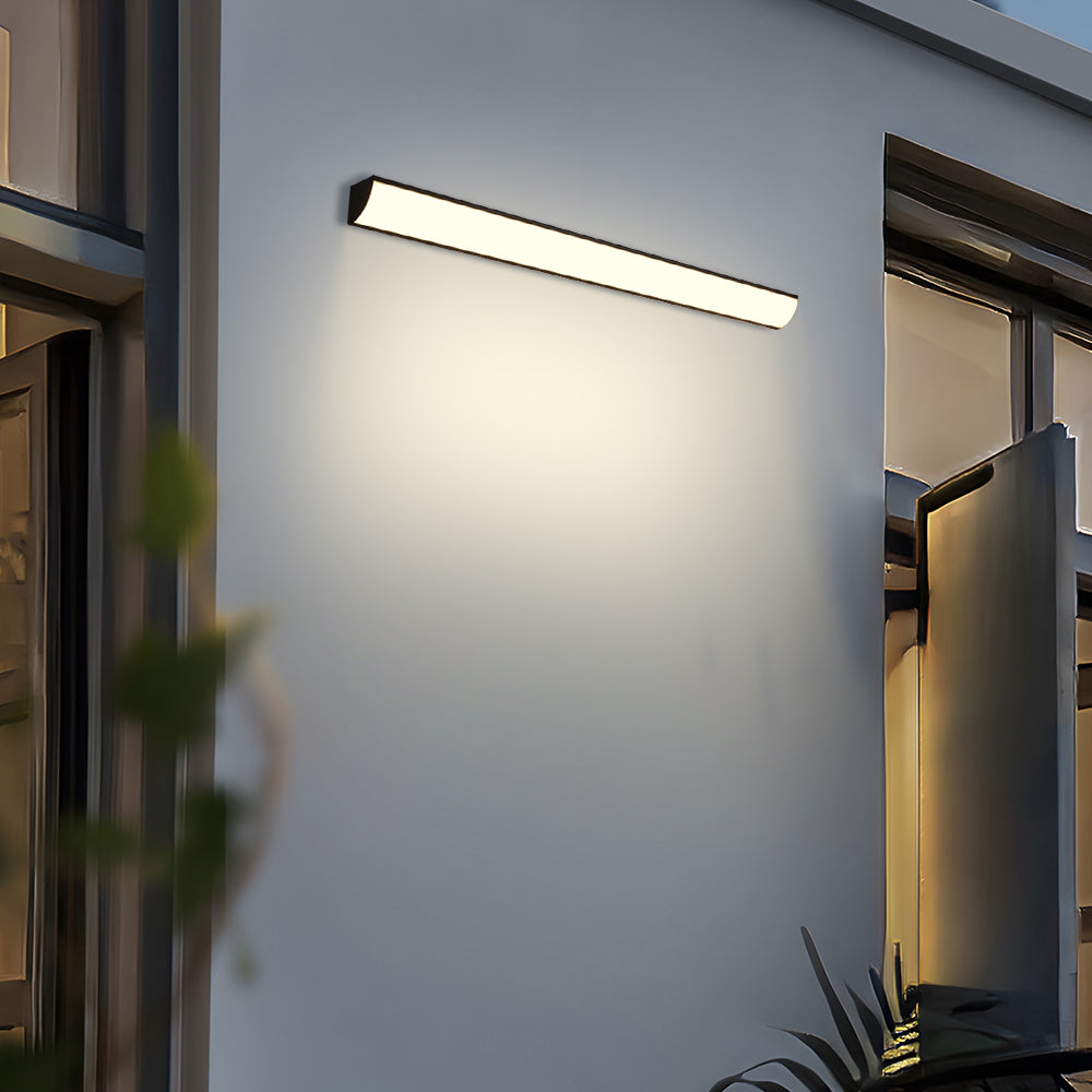 Lampa Ścienna Zewnętrzna Minimalistyczna z Wbudowanym LED