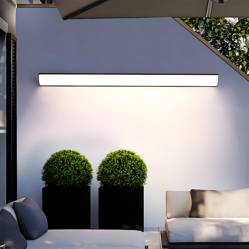 Lampa Ścienna Zewnętrzna Minimalistyczna z Wbudowanym LED