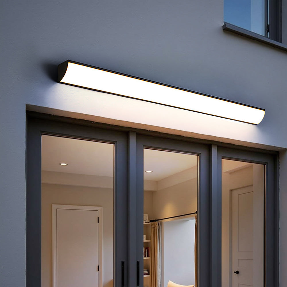 Lampa Ścienna Zewnętrzna Minimalistyczna z Wbudowanym LED
