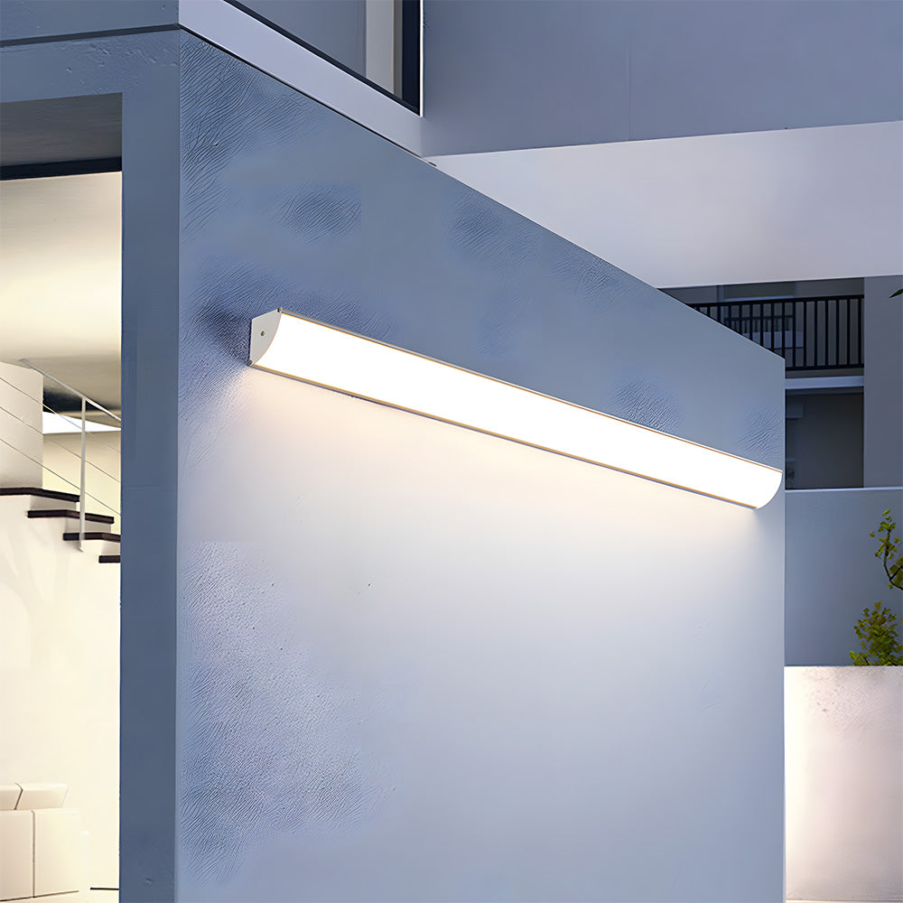 Lampa Ścienna Zewnętrzna Minimalistyczna z Wbudowanym LED