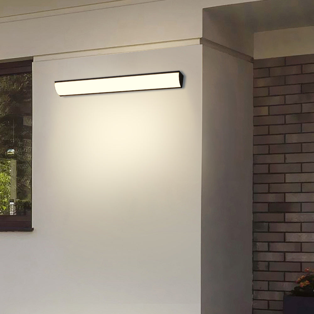 Lampa Ścienna Zewnętrzna Minimalistyczna z Wbudowanym LED