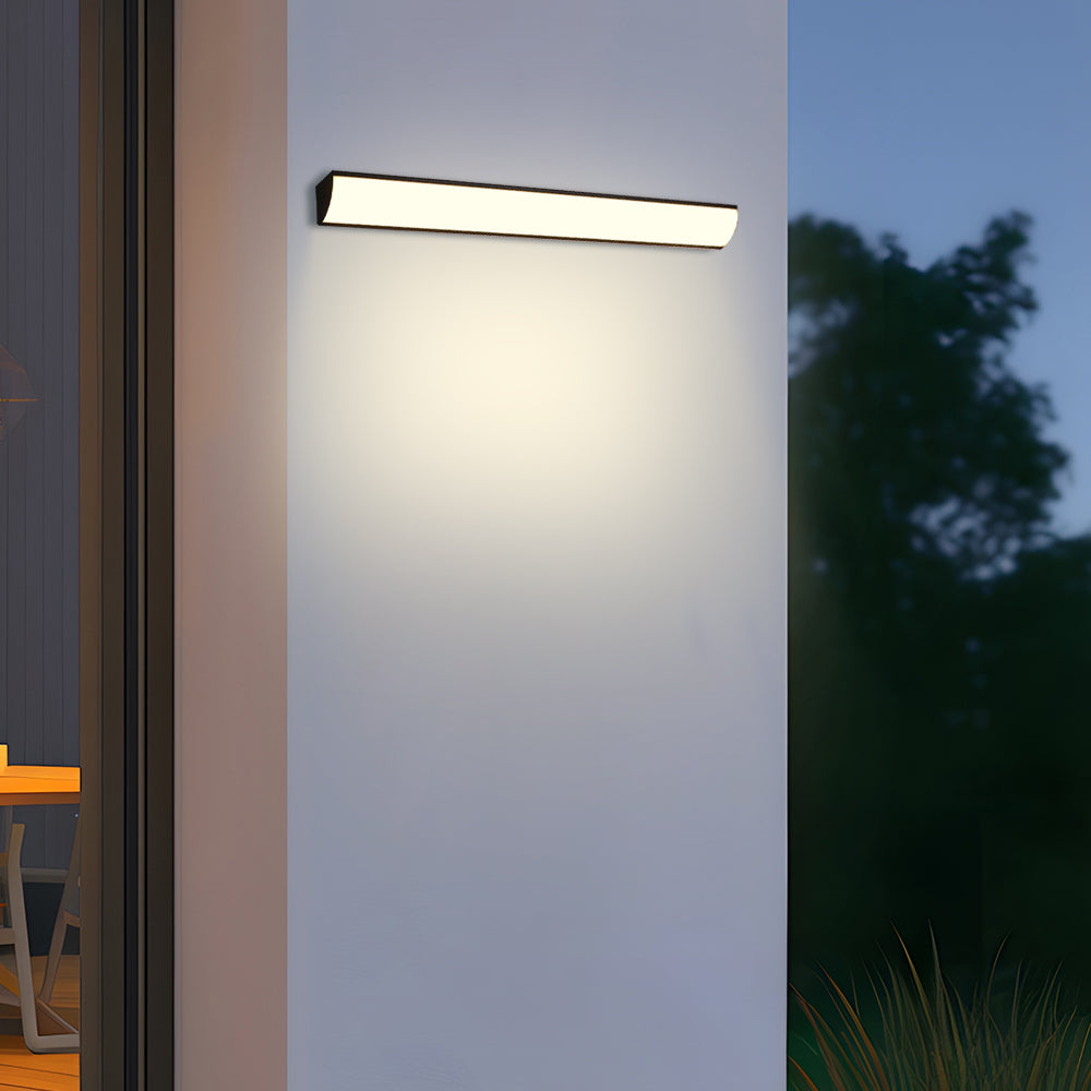 Lampa Ścienna Zewnętrzna Minimalistyczna z Wbudowanym LED