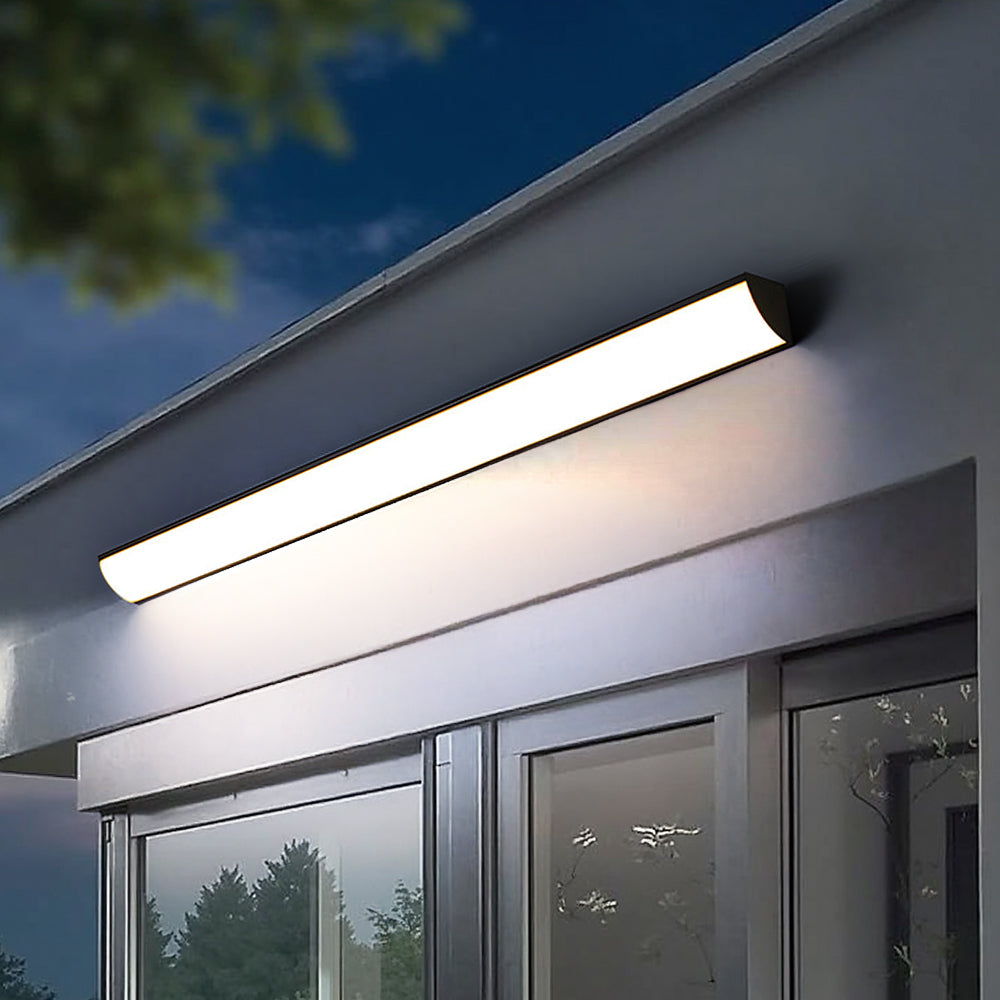 Lampa Ścienna Zewnętrzna Minimalistyczna z Wbudowanym LED