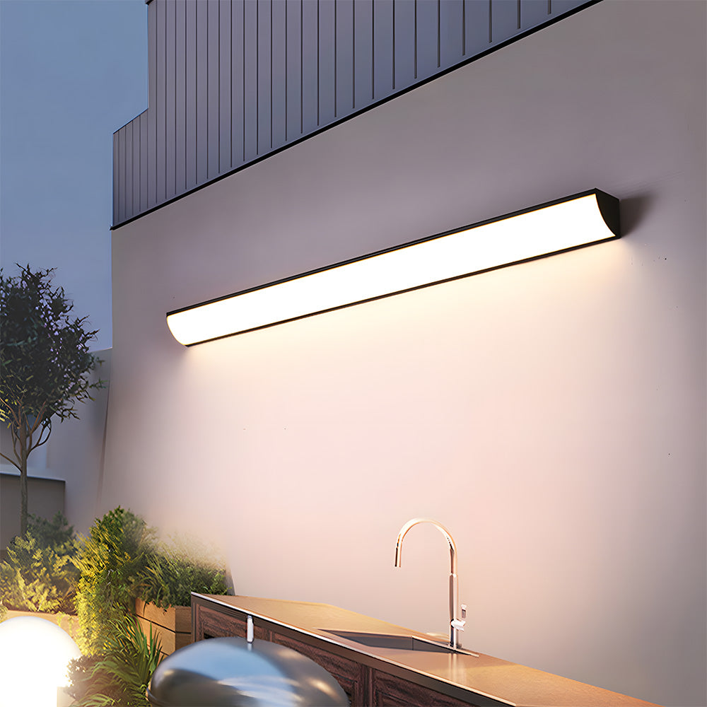 Lampa Ścienna Zewnętrzna Minimalistyczna z Wbudowanym LED