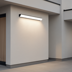 Lampa Ścienna Zewnętrzna Minimalistyczna z Zintegrowanym LED i Klasą Szczelności IP65