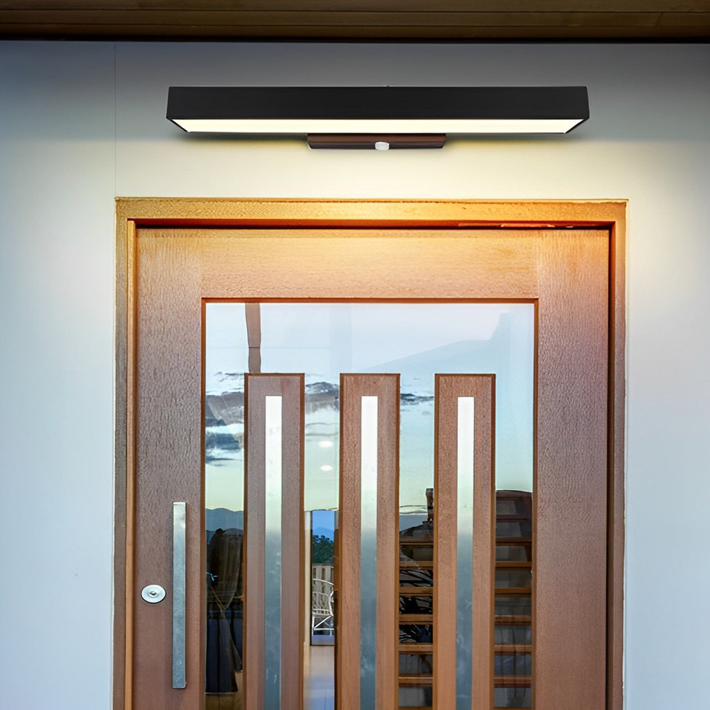 Lampa Ścienna Zewnętrzna Minimalistyczna z Zintegrowanym Oświetleniem LED