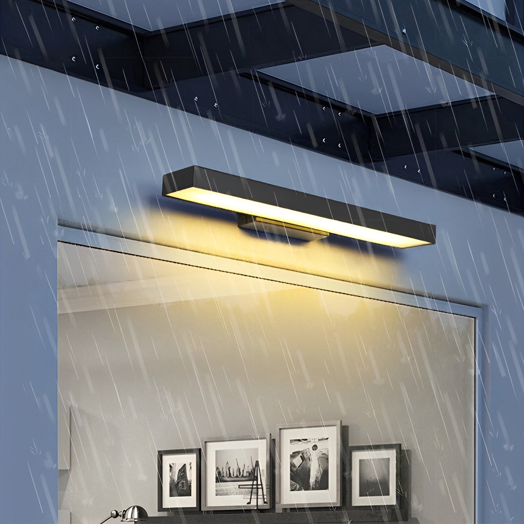 Lampa Ścienna Zewnętrzna Minimalistyczna z Zintegrowanym Oświetleniem LED