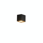 Lampa Ścienna Zewnętrzna Nowoczesna z Kwadratową Obudową do Elewacji i Tarasu